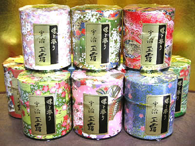 和紙缶入り宇治玉露(70g)