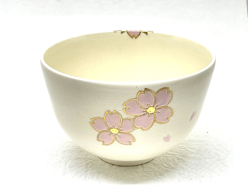 清水焼 京焼 茶碗 オリジナル桜の茶碗