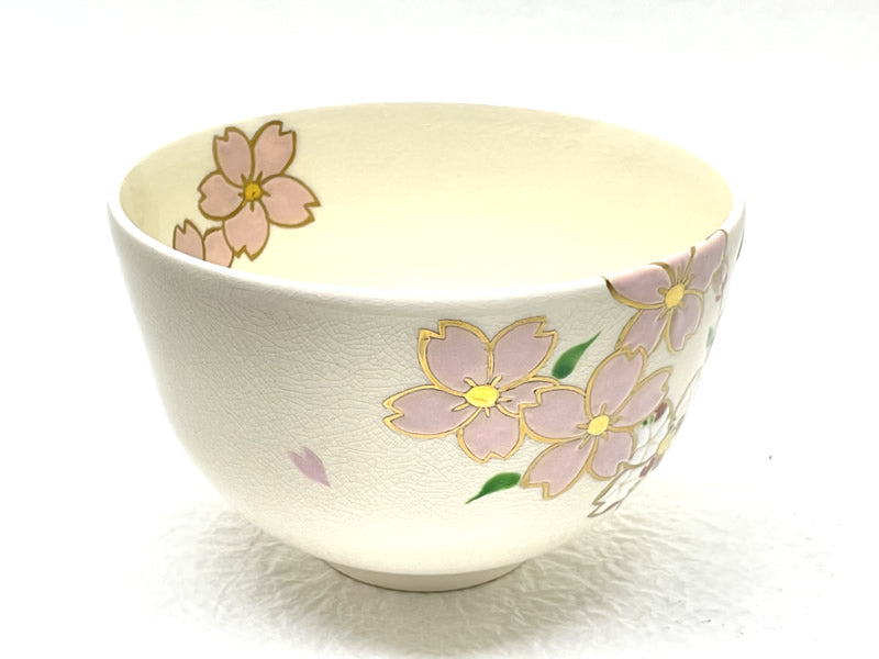 清水焼 京焼 茶碗 オリジナル桜の茶碗