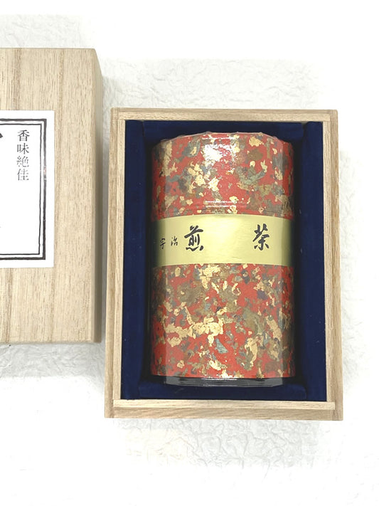 缶入り高級煎茶「芽（めばえ）」