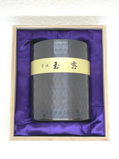 匠の高級銅製茶筒入り品評会高級玉露